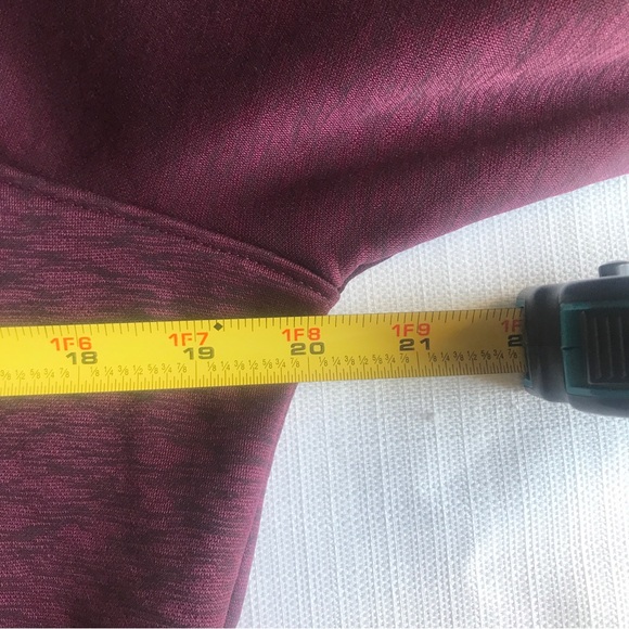 Under Armour ColdGear Women’s Medium Full Zip Fleece Jacket Mock Neck Red - Picture 14 of 16